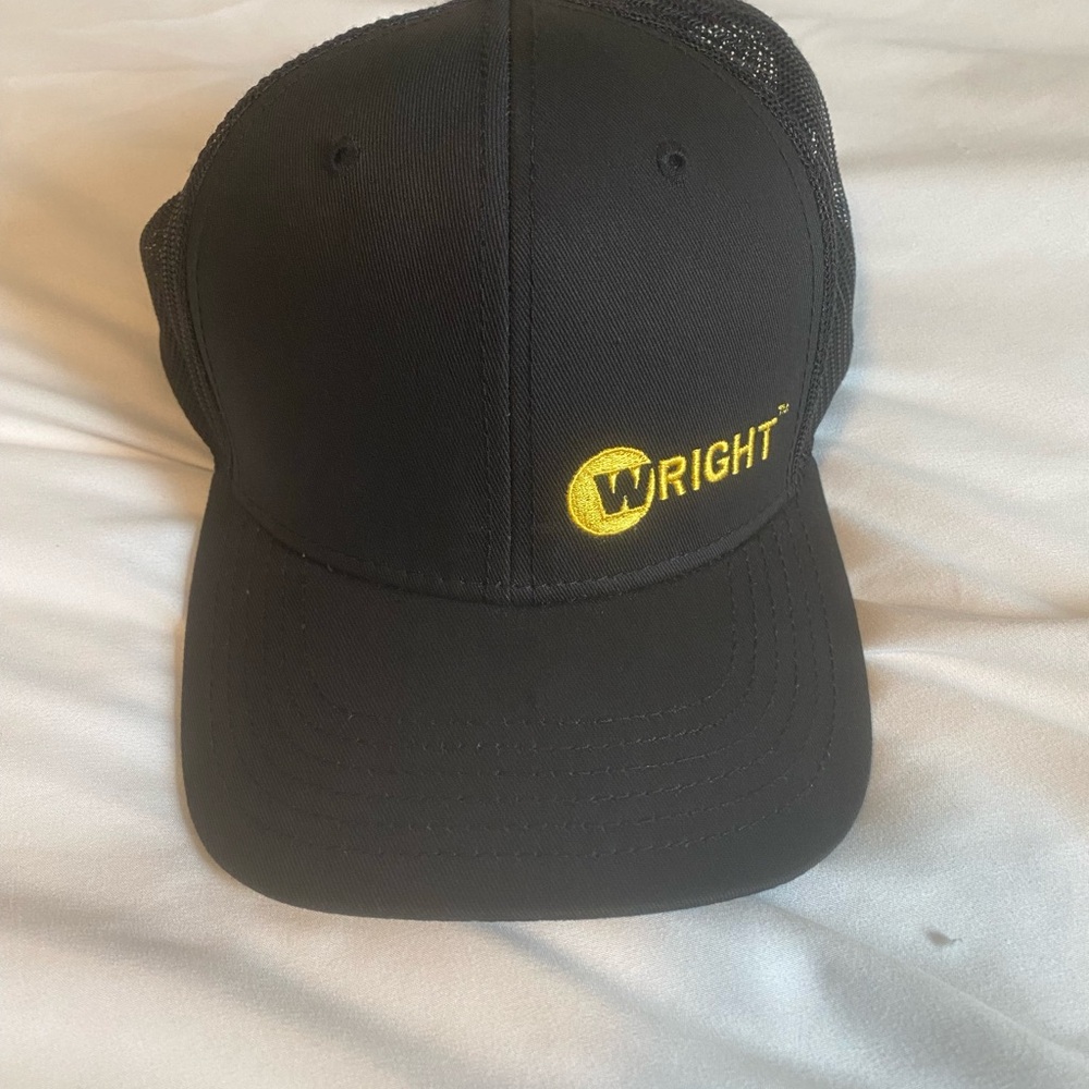 Wright Black and Yellow Trucker Hat
